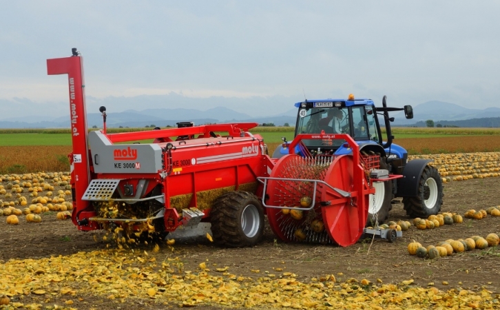 Pumpkin seed harvester KE 3000 mechanic